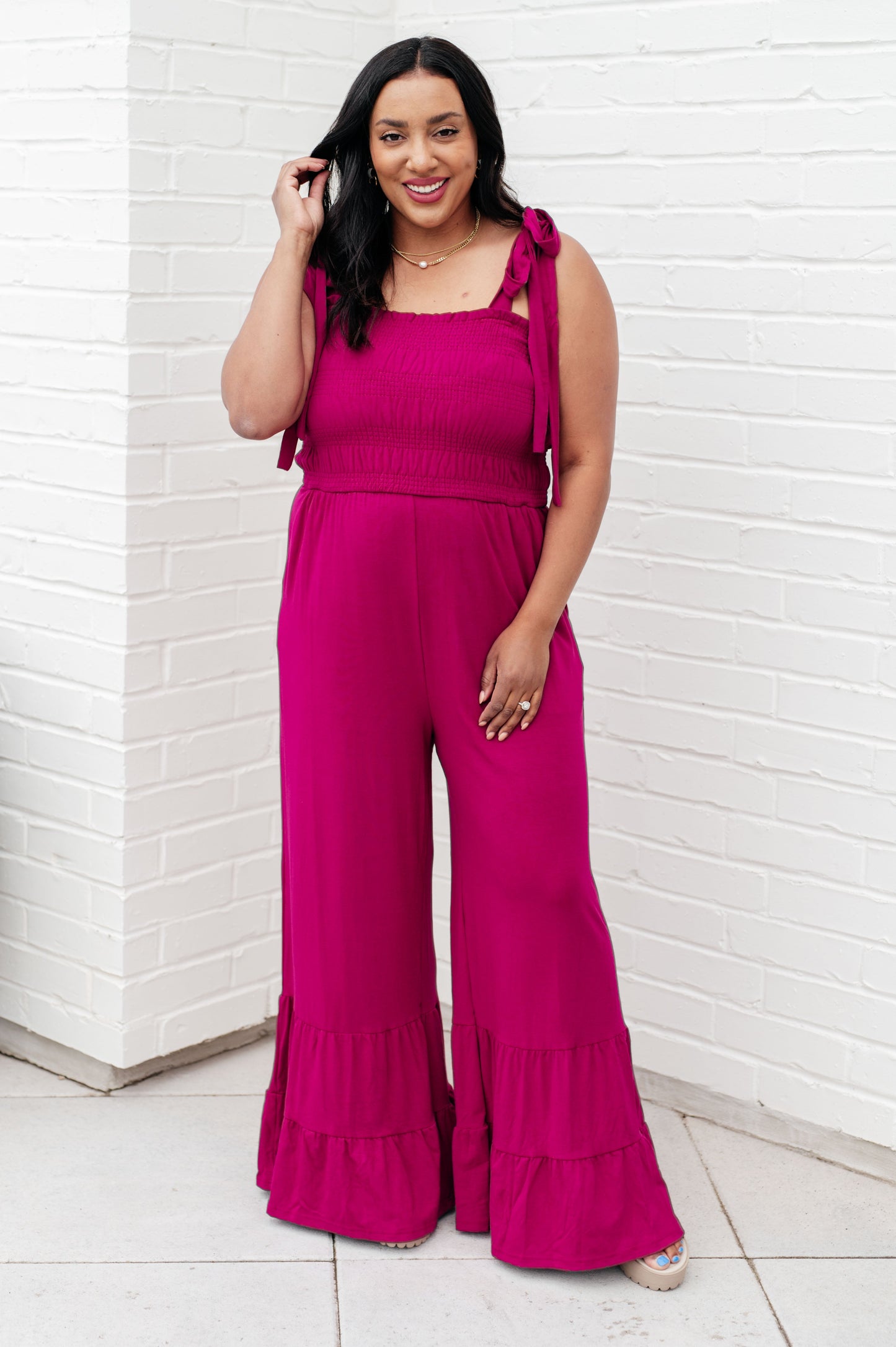 Almost Available Flared Jumpsuit