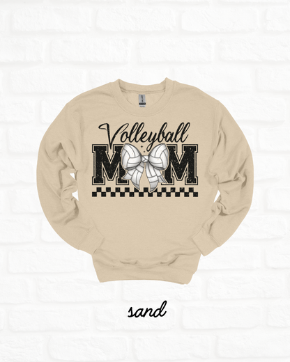 Volleyball Mom Coquette Heavy Blend SAND Sweatshirt