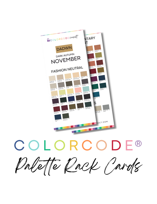 Dark Autumn: COLORCODE® Rack Cards