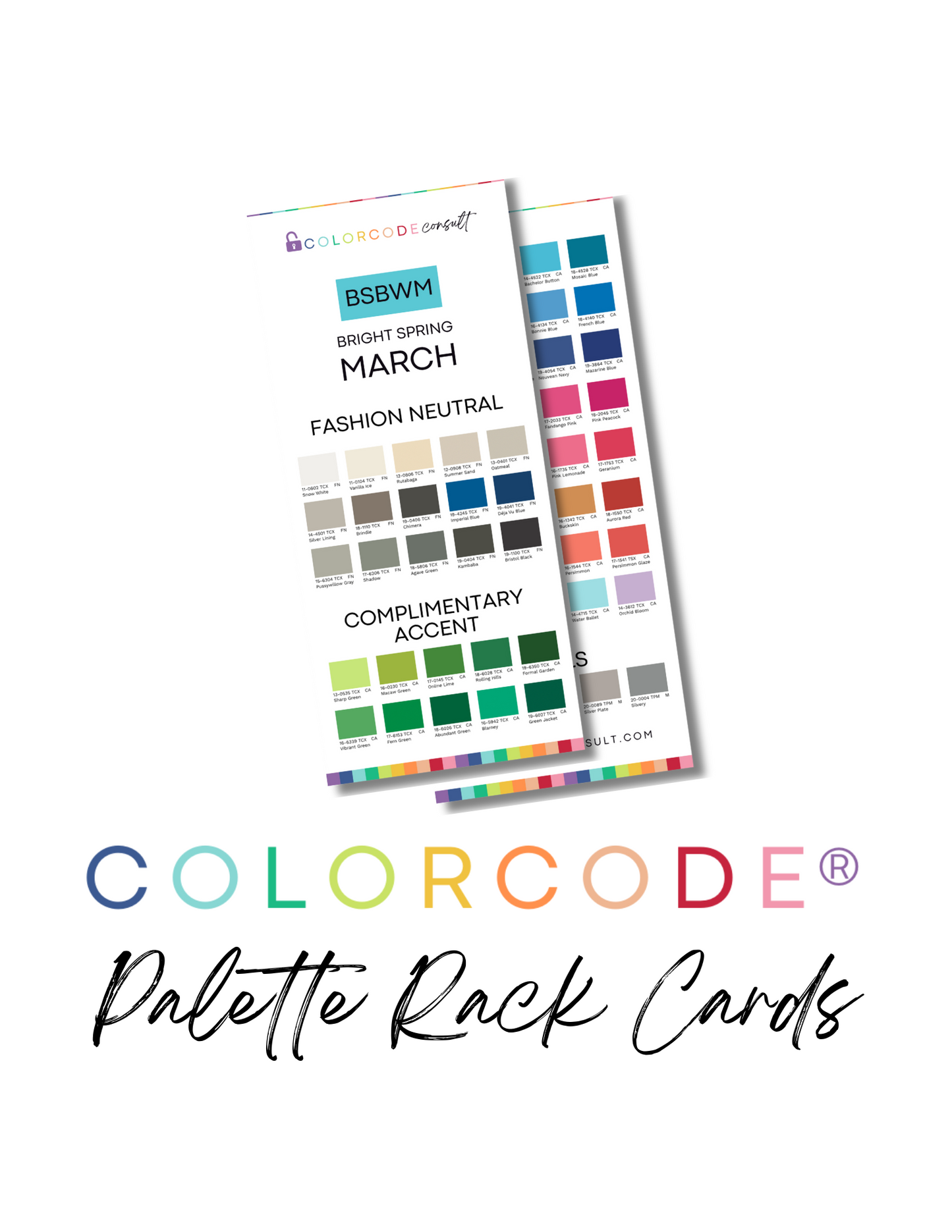 Bright Spring: COLORCODE® Rack Cards