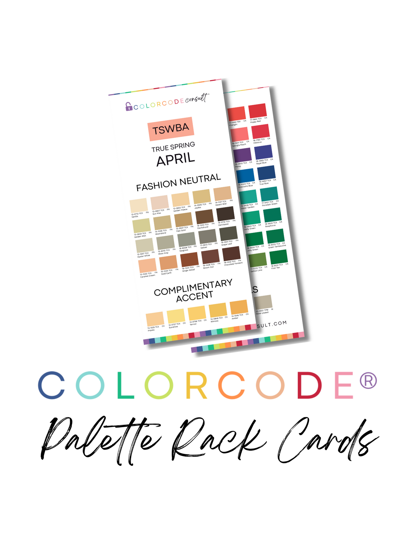 True Spring: COLORCODE® Rack Cards