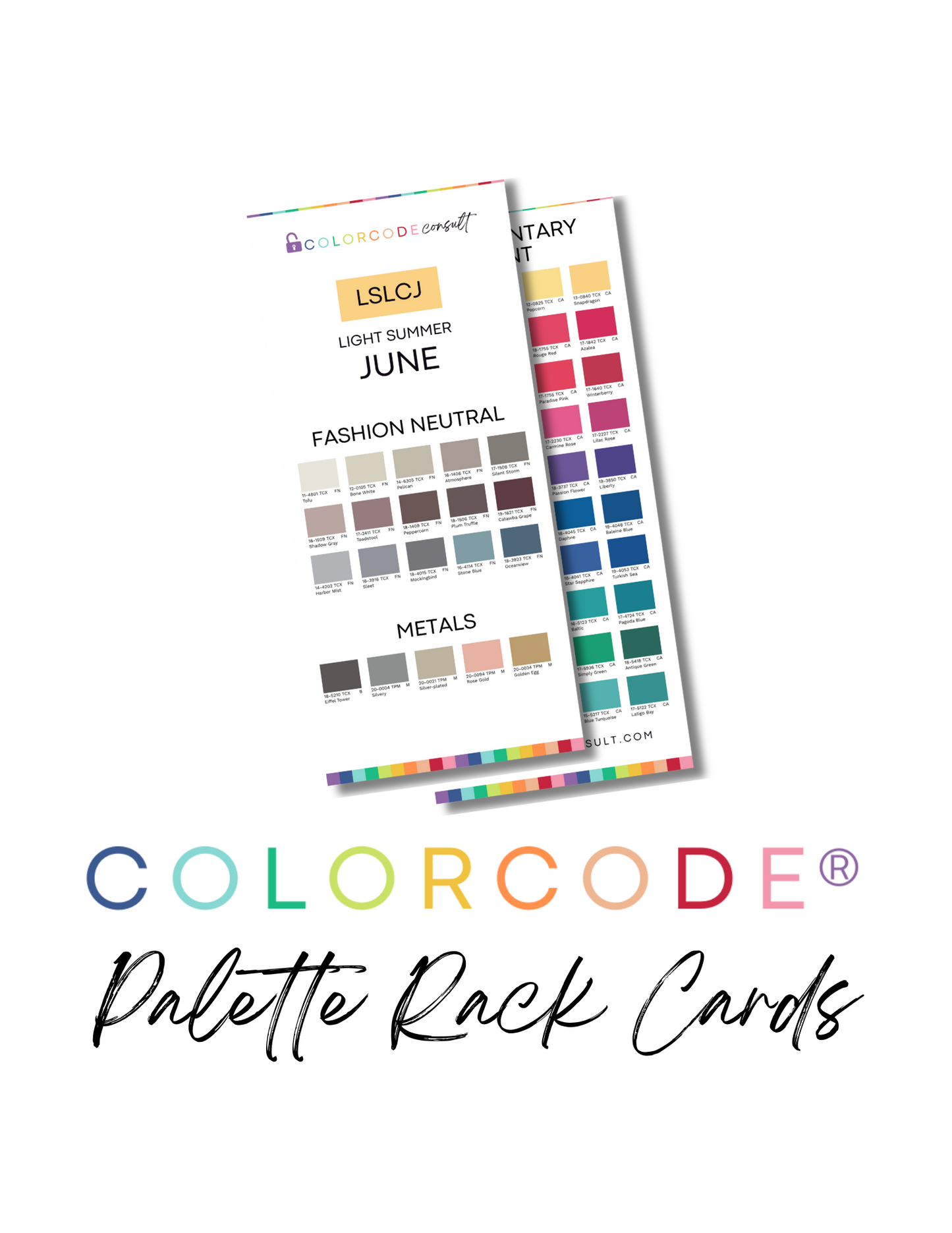 Light Summer: COLORCODE® Rack Cards