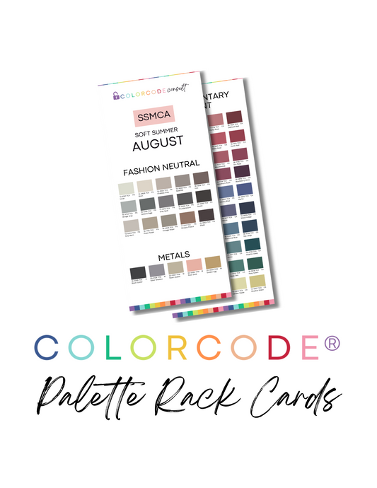 Soft Summer: COLORCODE® Rack Cards