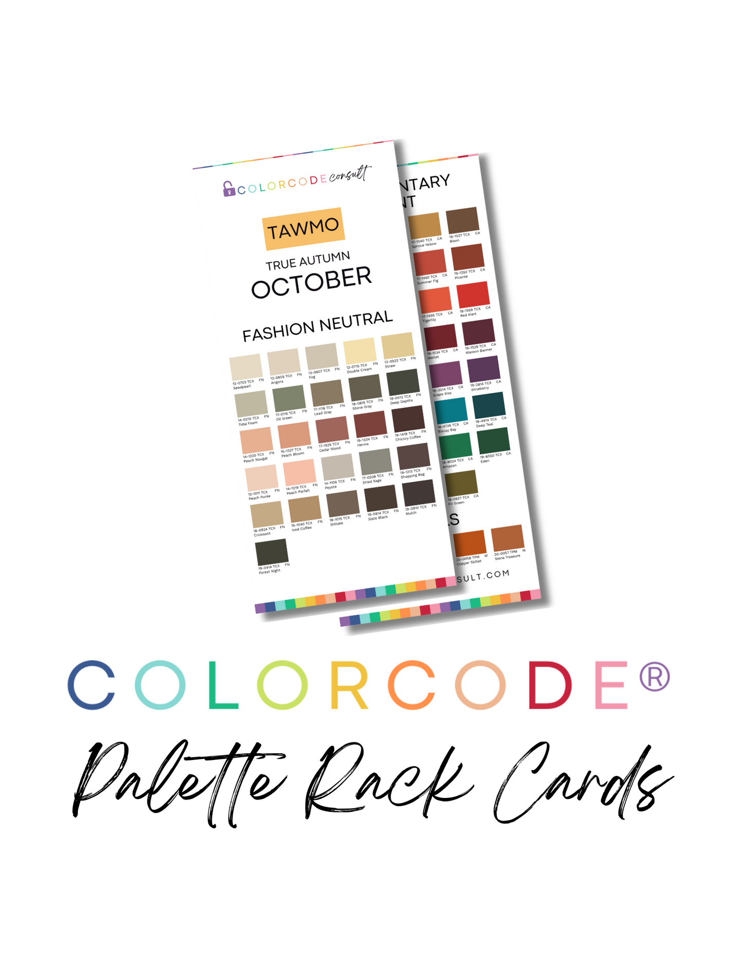 True Autumn: COLORCODE® Rack Cards