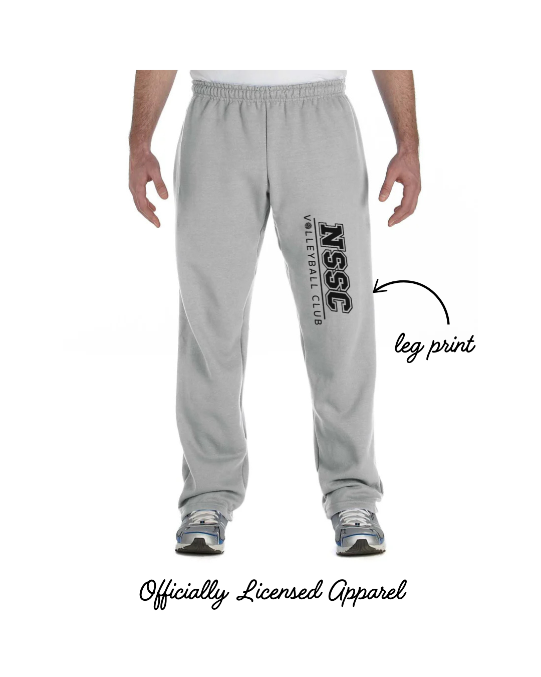 NSSC Adult Heavy Blend 50/50 Open-Bottom Sweatpant