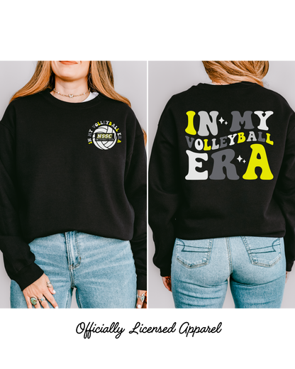 NSSC "In My Volleyball Era" Groovy Heavy Blend Sweatshirt in Black