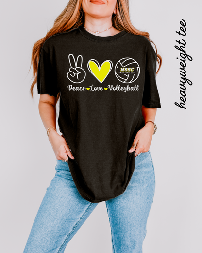 NSSC Peace Love Volleyball - You Choose Style!