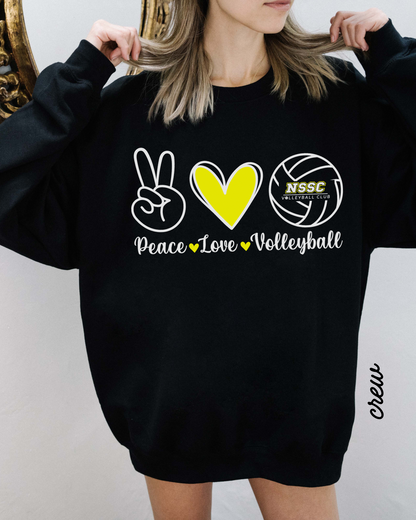 NSSC Peace Love Volleyball - You Choose Style!