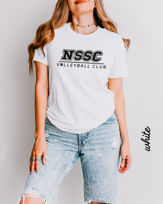 NSSC Volleyball Club Lightweight Cotton Tee - 4 Colors