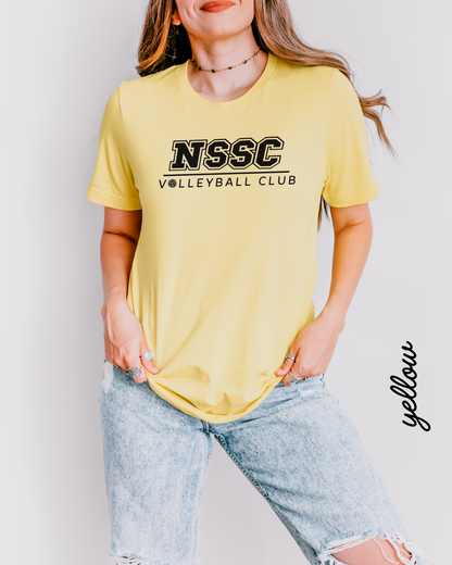 NSSC Volleyball Club Lightweight Cotton Tee - 4 Colors