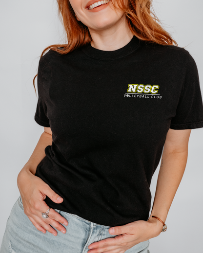 NSSC Volleyball Club Small Logo Heavyweight Cotton Tee