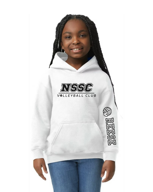 NSSC Custom Name Youth Volleyball Heavy Blend Hoodie