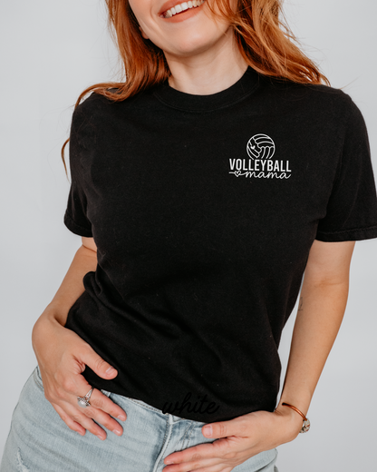 Volleyball Mama Heavyweight Cotton Tee