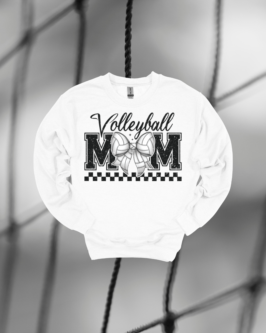 Volleyball Mom Coquette Sweatshirt