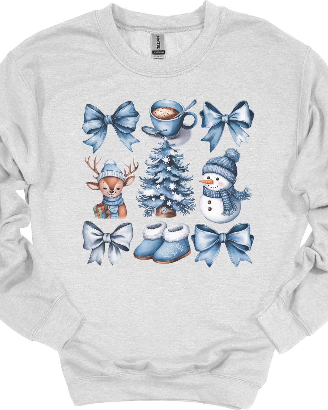 Winter Wonderland Coquette Heavy Blend ASH Sweatshirt