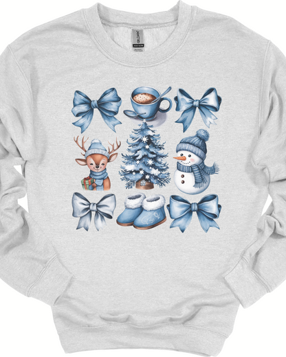 Winter Wonderland Coquette Heavy Blend ASH Sweatshirt