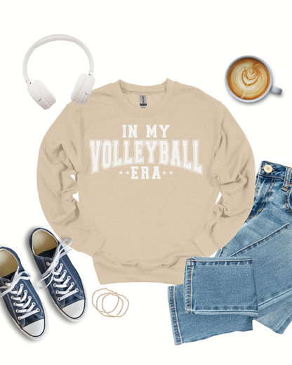 In My Volleyball Era Heavy Blend SAND Sweatshirt