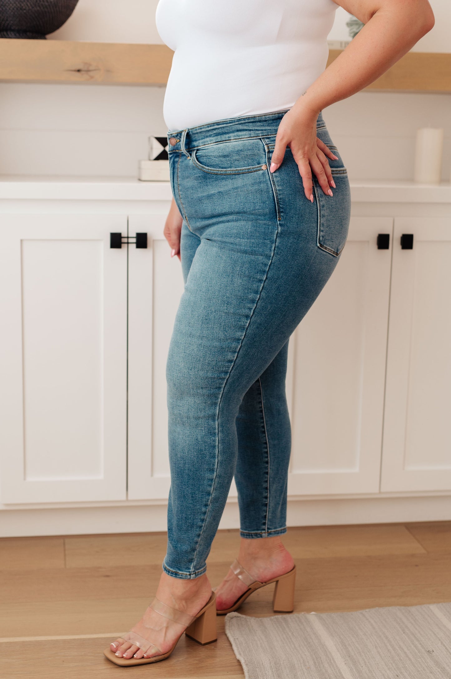 Bryant High Rise Thermal Skinny Jean | Judy Blue