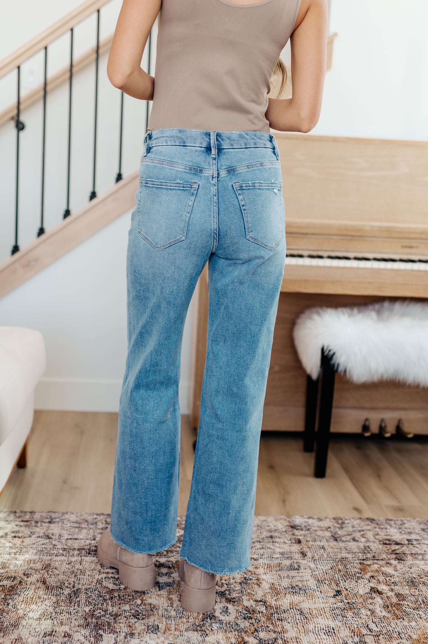 Hope High Rise Wide Leg Jeans | Mica Denim