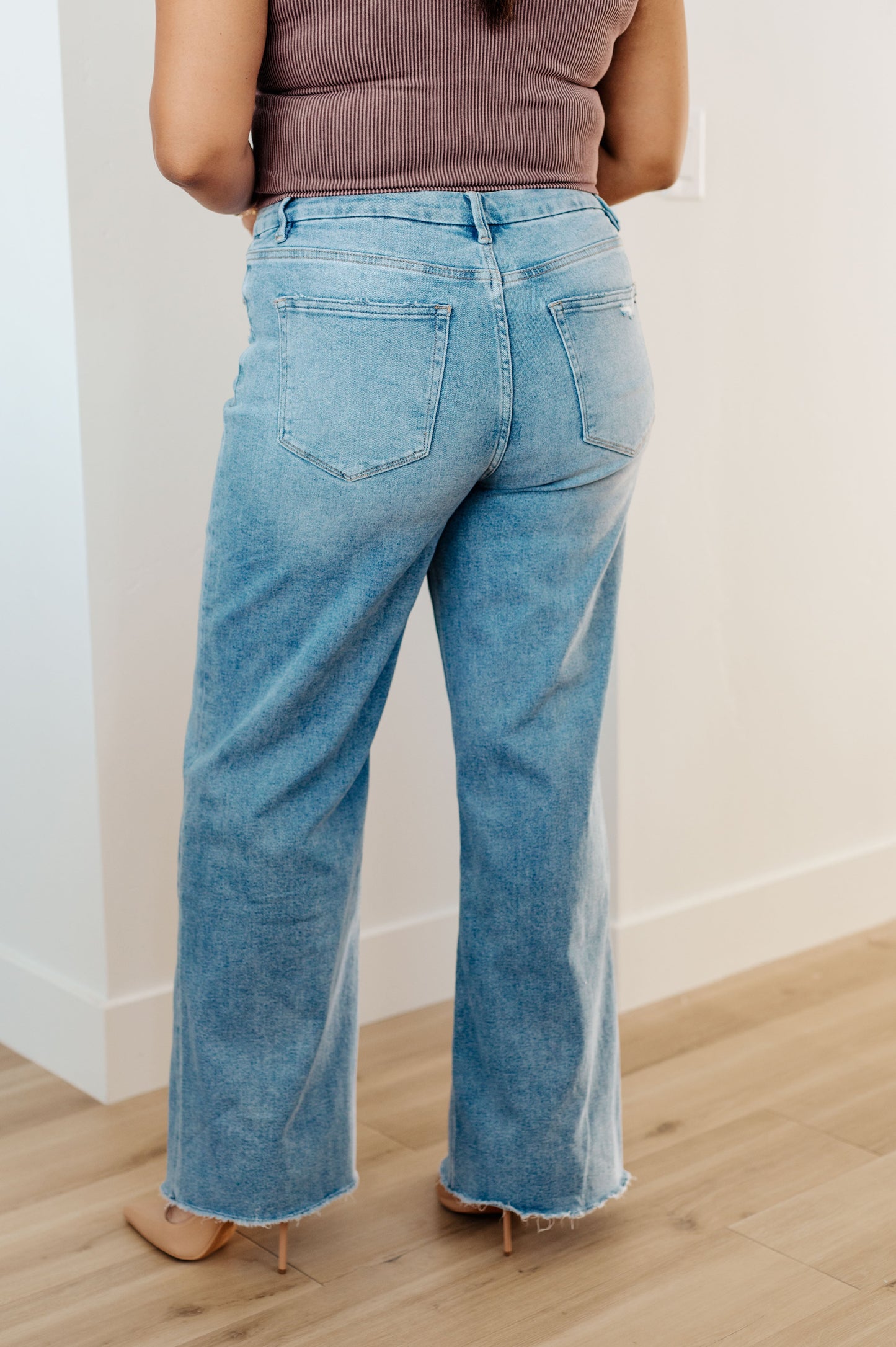 Hope High Rise Wide Leg Jeans | Mica Denim