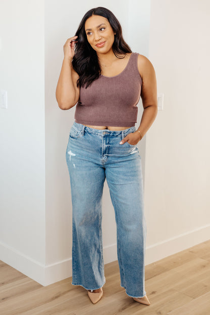 Hope High Rise Wide Leg Jeans | Mica Denim