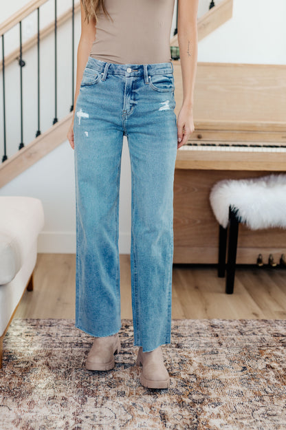 Hope High Rise Wide Leg Jeans | Mica Denim